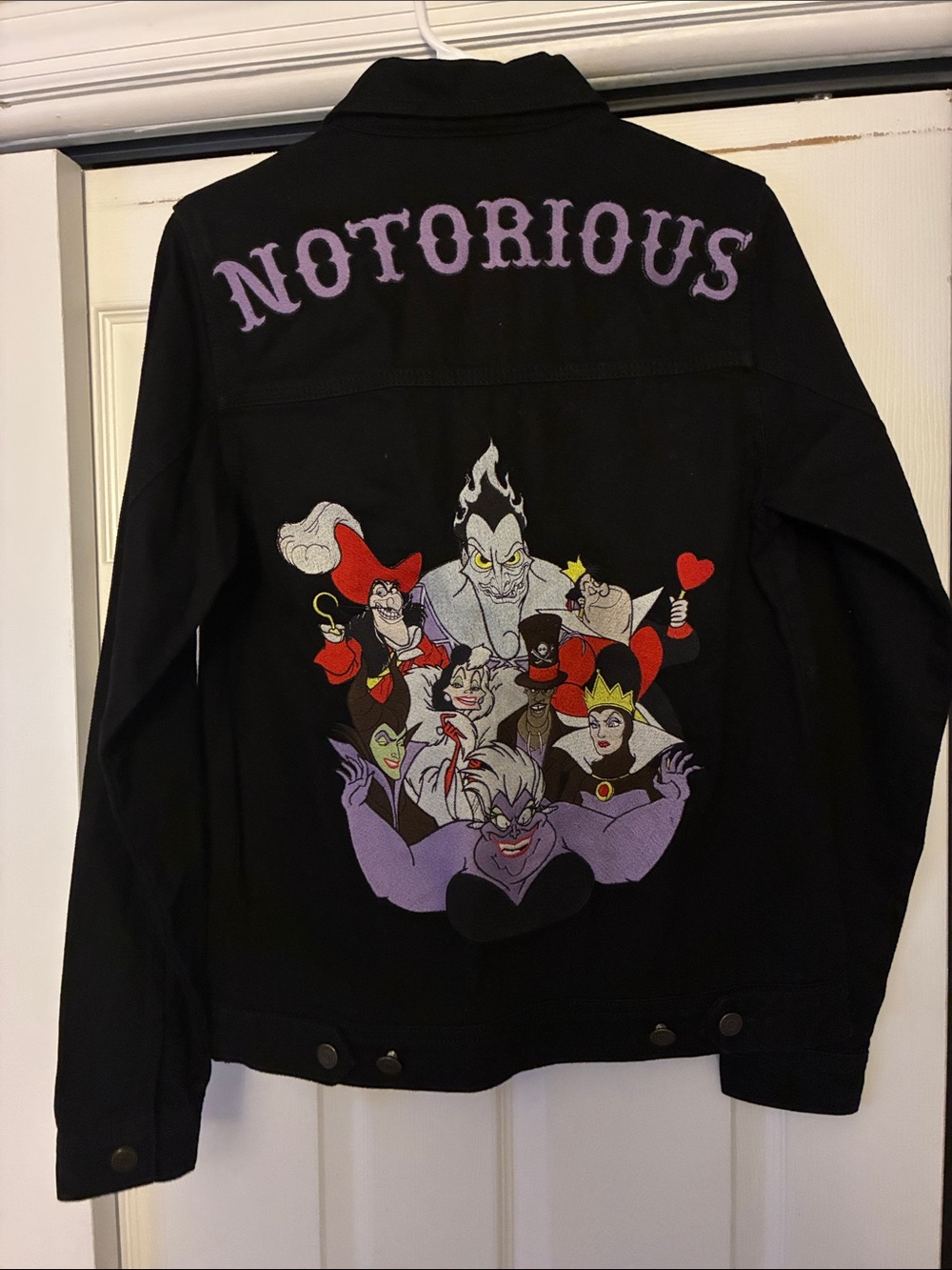 Disney villains denim jacket